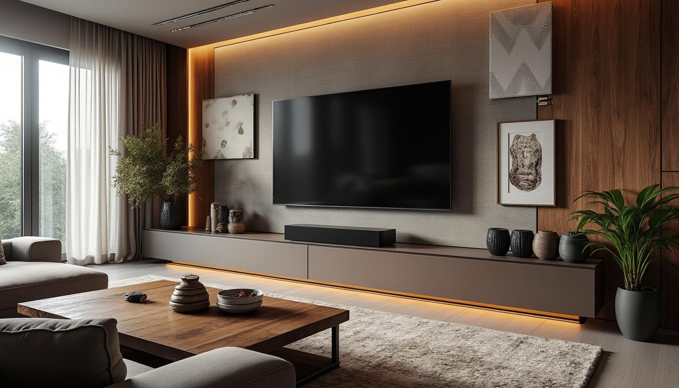 découvrez des idées originales pour sublimer votre salon en habillant un mur avec une palette support tv. inspirez-vous de nos astuces déco pour créer un espace à la fois fonctionnel et esthétique, tout en ajoutant une touche personnalisée à votre intérieur.