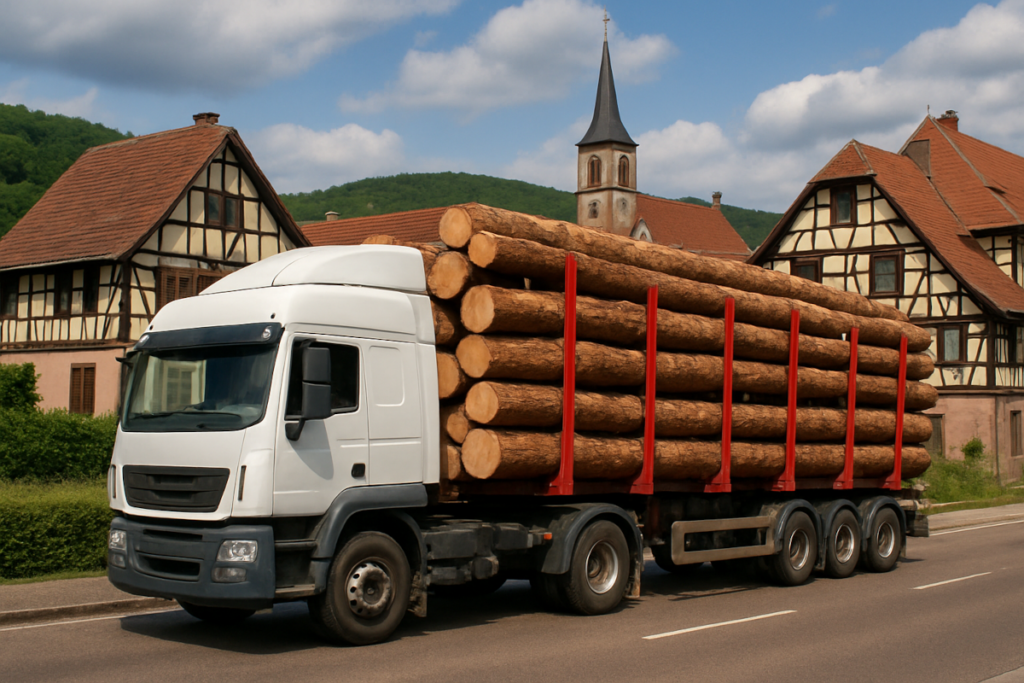 prix camion de grumes de bois