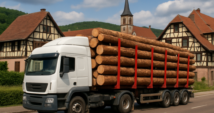 prix camion de grumes de bois