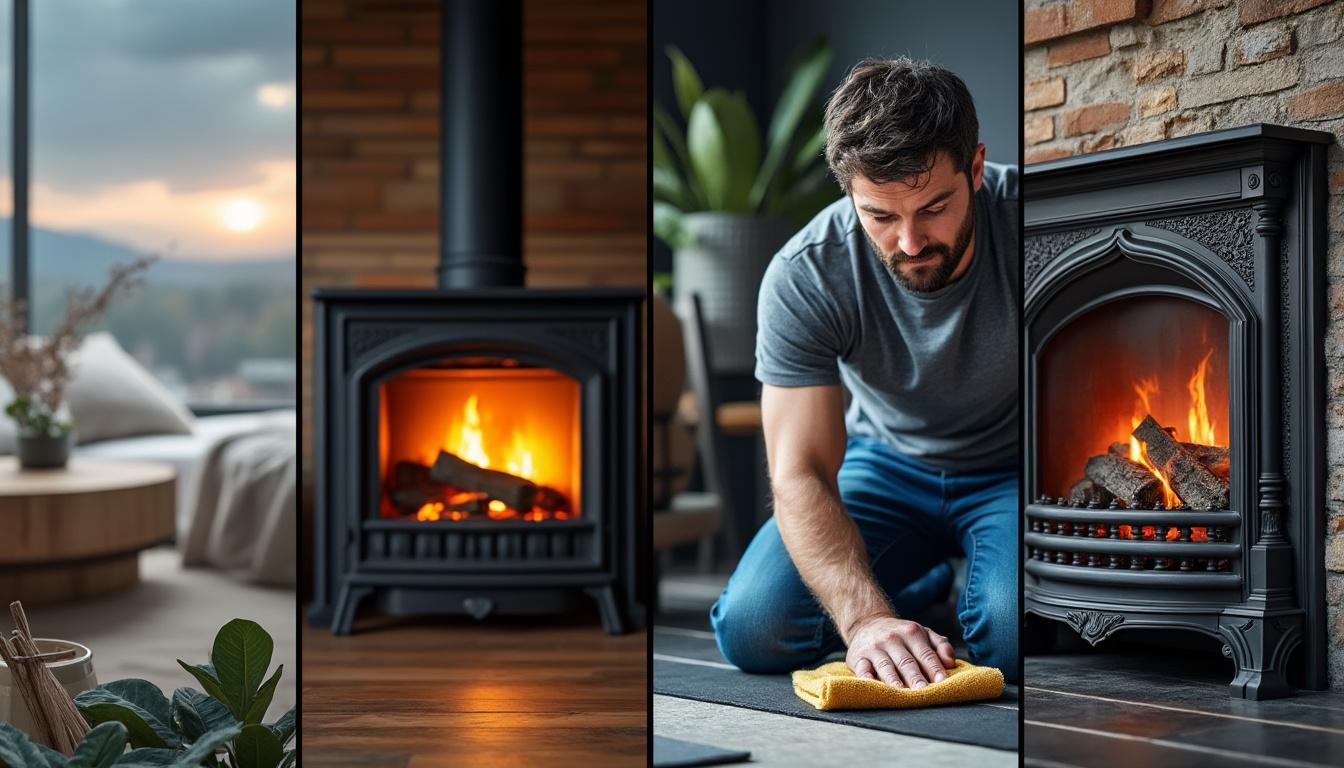 apprenez à nettoyer efficacement un insert de cheminée en fonte sans abîmer la surface grâce à nos astuces simples et conseils pratiques pour un entretien en toute sécurité.