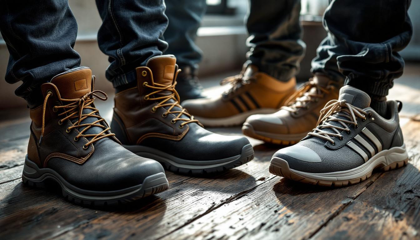 découvrez notre sélection des meilleures marques de chaussures de sécurité, spécialement conçues pour les professionnels exerçant dans des métiers à risque, alliant confort, durabilité et protection optimale.