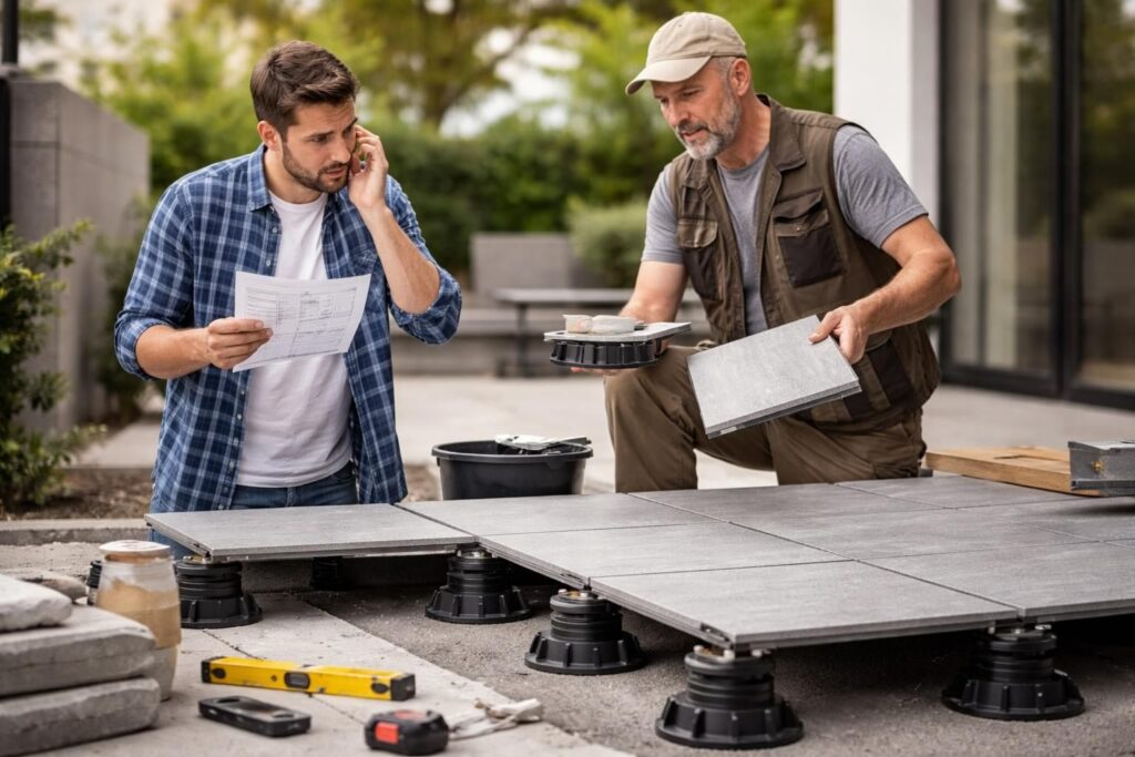 découvrez les erreurs courantes à éviter pour bien comprendre les prix de la pose d'une dalle sur plot 60x60 et maîtrisez votre budget travaux.