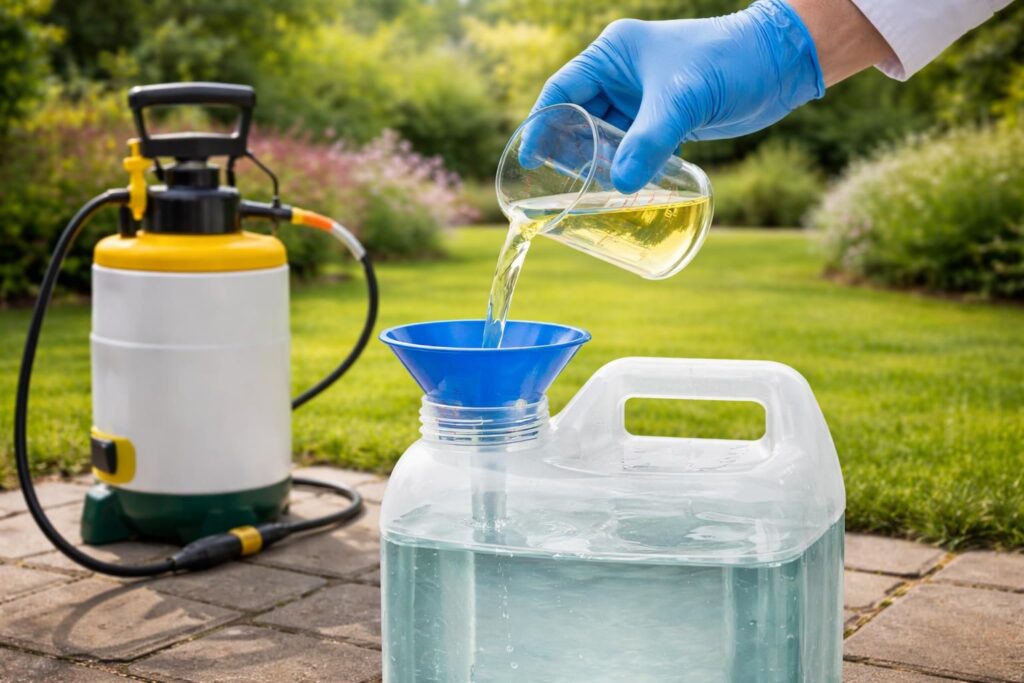 découvrez les meilleures pratiques pour un dosage efficace du glyphosate avec 5 litres d'eau, afin d'optimiser son utilisation tout en respectant les consignes de sécurité.