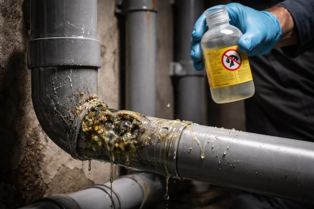 découvrez les risques associés à l'utilisation d'acide chlorhydrique sur les canalisations pvc en plomberie, et apprenez les précautions à prendre pour éviter les dommages et assurer la sécurité.