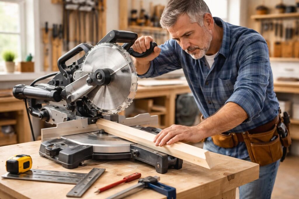 découvrez nos conseils pratiques pour maîtriser la coupe d'une baguette d'angle à 45° et perfectionnez vos travaux de finition avec précision et facilité.