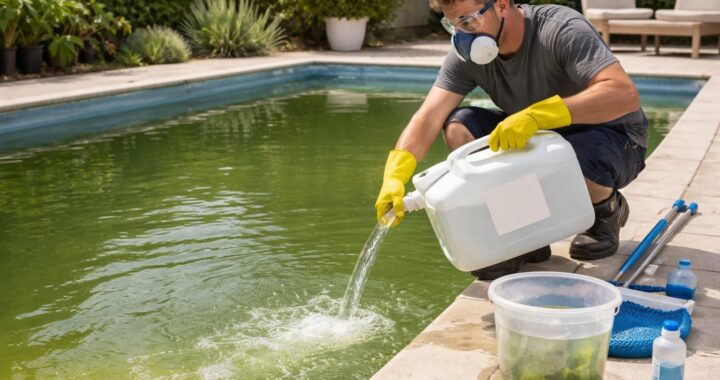 découvrez comment rénover efficacement votre piscine verte grâce à l'acide chlorhydrique : guide complet des étapes et astuces pour une eau claire et saine.