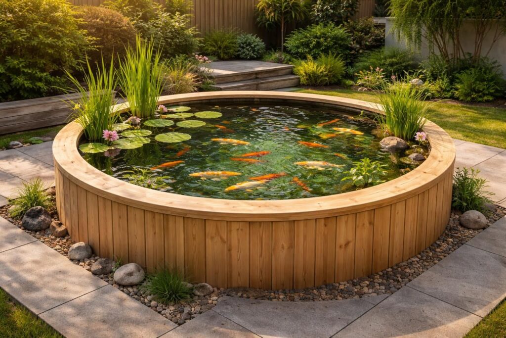 découvrez le bassin hors sol pour poisson, une solution esthétique et pratique pour aménager votre jardin tout en offrant un environnement idéal à vos poissons.