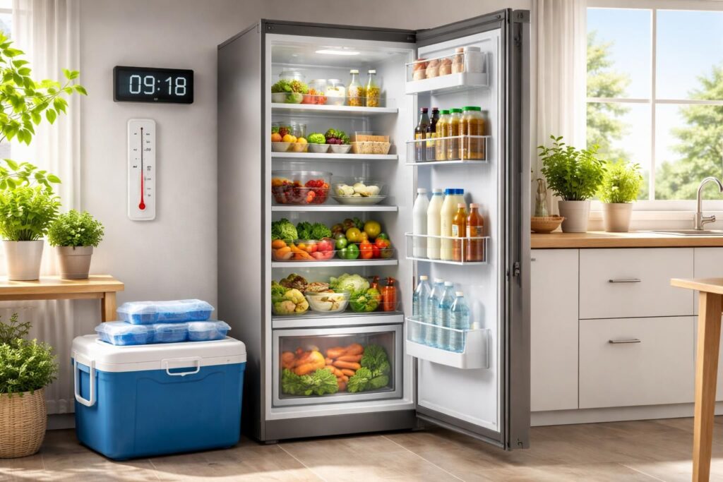 découvrez combien de temps un frigo peut rester sans électricité et les facteurs essentiels à prendre en compte pour préserver vos aliments en cas de coupure de courant.