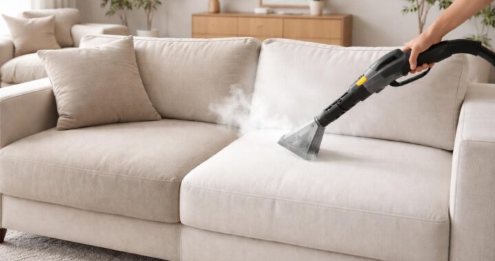 découvrez comment un nettoyeur vapeur pour canapé peut prolonger la durabilité de votre mobilier en éliminant en profondeur les saletés et en préservant les tissus.