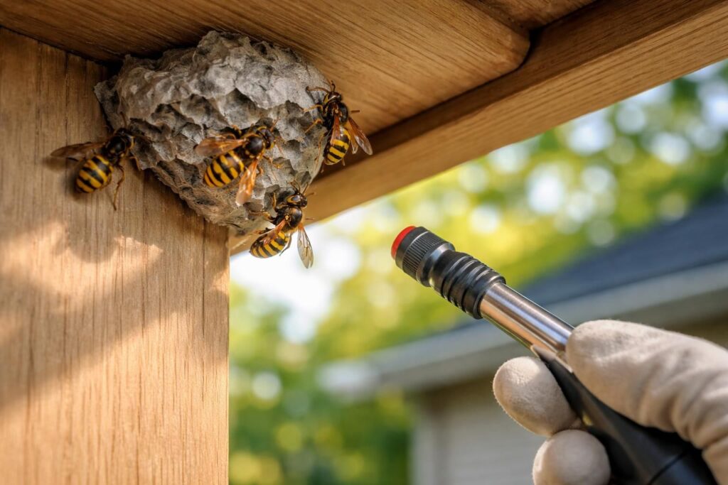 découvrez comment identifier et réagir efficacement dès l'apparition d'un nid de frelon européen pour protéger votre environnement en toute sécurité.