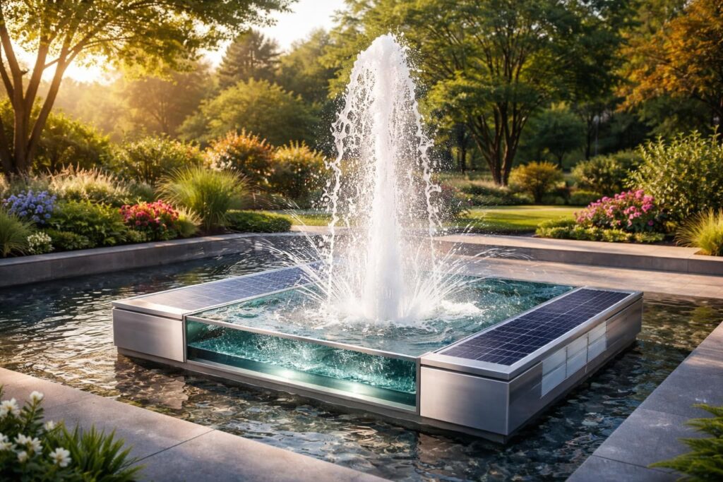 découvrez comment les fontaines solaires puissantes allient design esthétique et performance fonctionnelle pour sublimer vos espaces extérieurs tout en respectant l'environnement.