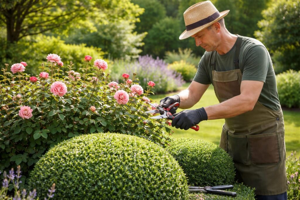 découvrez notre guide pratique pour réussir à tailler vos rosiers et buissons toute l'année, avec des conseils adaptés à chaque saison pour favoriser une croissance saine et florissante.
