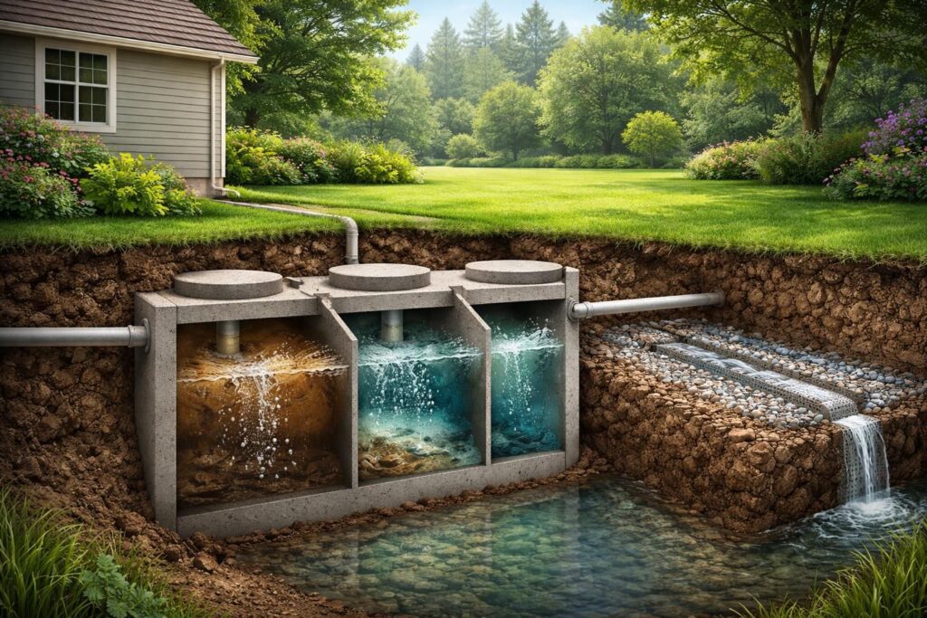 découvrez l'importance essentielle du schéma de la fosse septique dans le traitement efficace des eaux usées et son impact sur l'environnement.