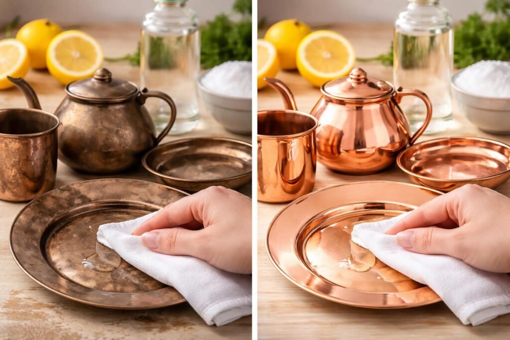 découvrez nos astuces efficaces pour nettoyer le cuivre sans frotter et obtenir des résultats éclatants rapidement et facilement.