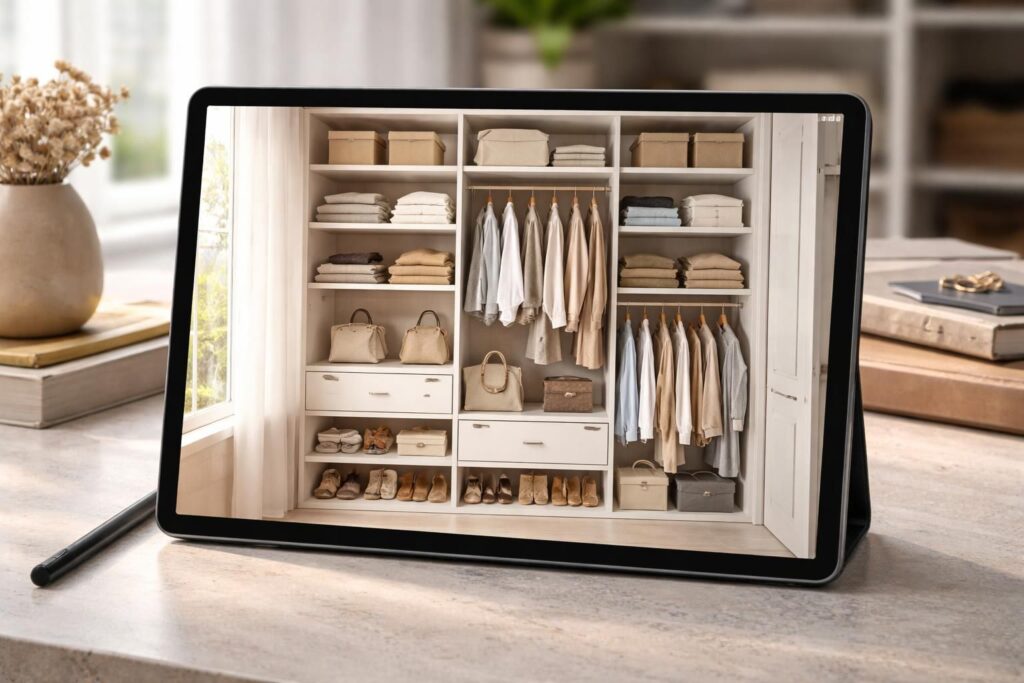 découvrez comment optimiser votre dressing grâce à une application de rangement spécialement conçue pour tablette samsung galaxy. organisez vos vêtements facilement et gagnez de la place !