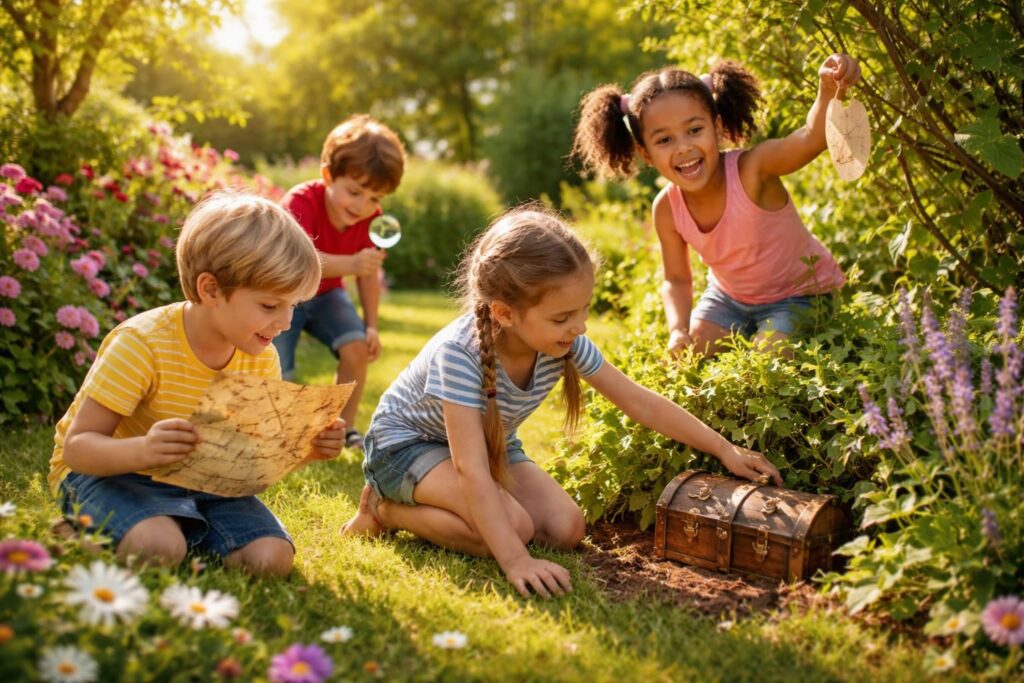 découvrez comment animer votre jardin grâce à une chasse au trésor gratuite, idéale pour toute la famille et les amis. transformez votre espace extérieur en un terrain d'aventure ludique et captivant.