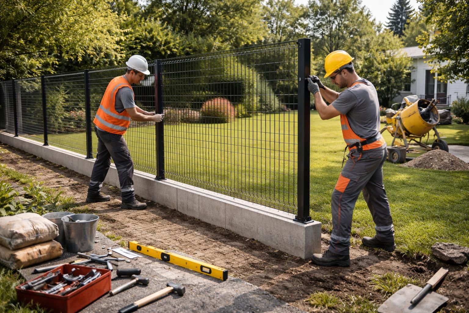 découvrez comment estimer le prix de la pose d'une clôture rigide avec soubassement en béton pour votre projet, afin de maîtriser votre budget et garantir une installation durable.