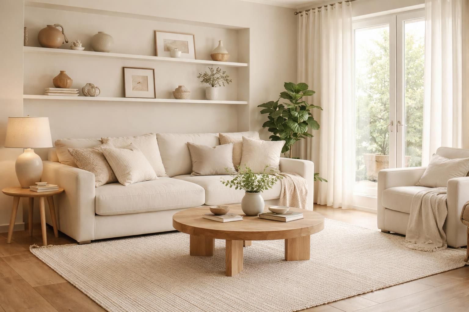 découvrez des idées de design avec la couleur beige clair pour créer une maison cosy, chaleureuse et élégante.