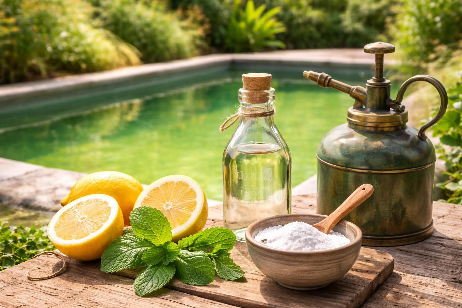 découvrez des remèdes de grand-mère efficaces et économiques pour traiter une eau de piscine verte et retrouver une eau claire et saine naturellement.