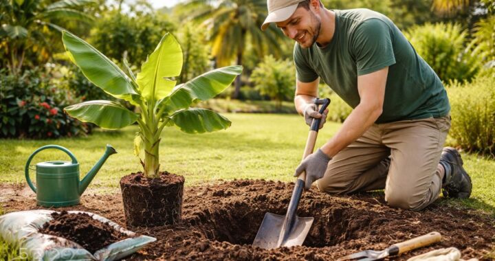 découvrez comment planter un bananier en pleine terre grâce à ce guide facile conçu pour les débutants. astuces pratiques et conseils pour réussir la culture de votre bananier.