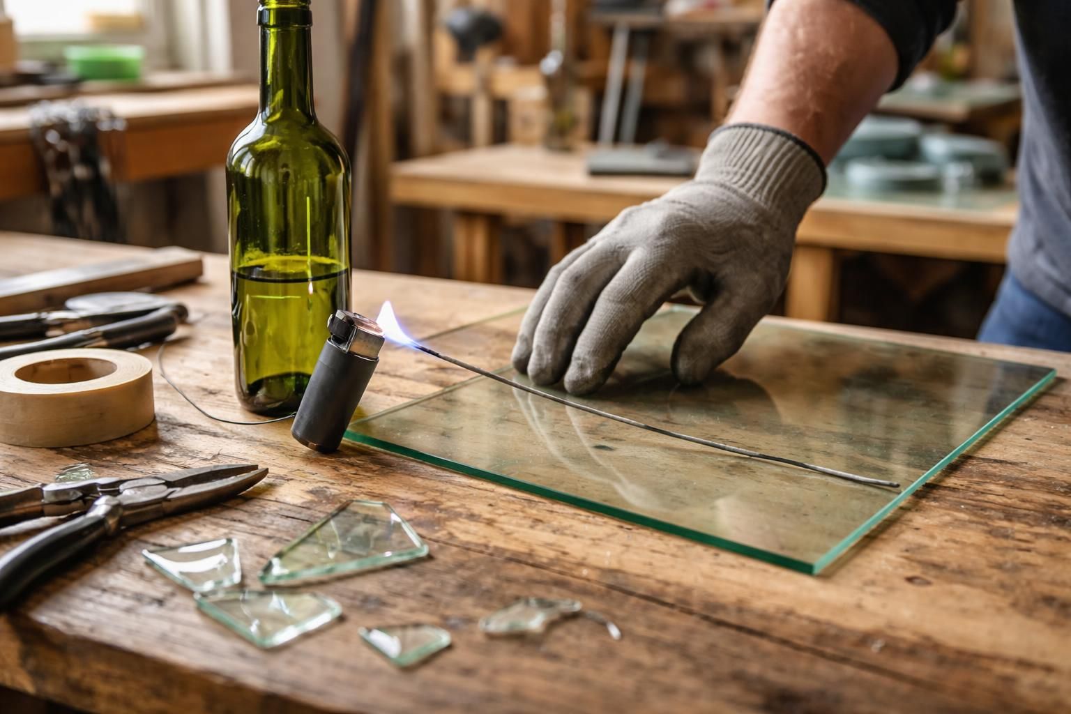 découvrez comment couper du verre sans outil spécialisé grâce à des techniques simples, une compétence essentielle pour tous les bricoleurs souhaitant réaliser des projets en toute sécurité.