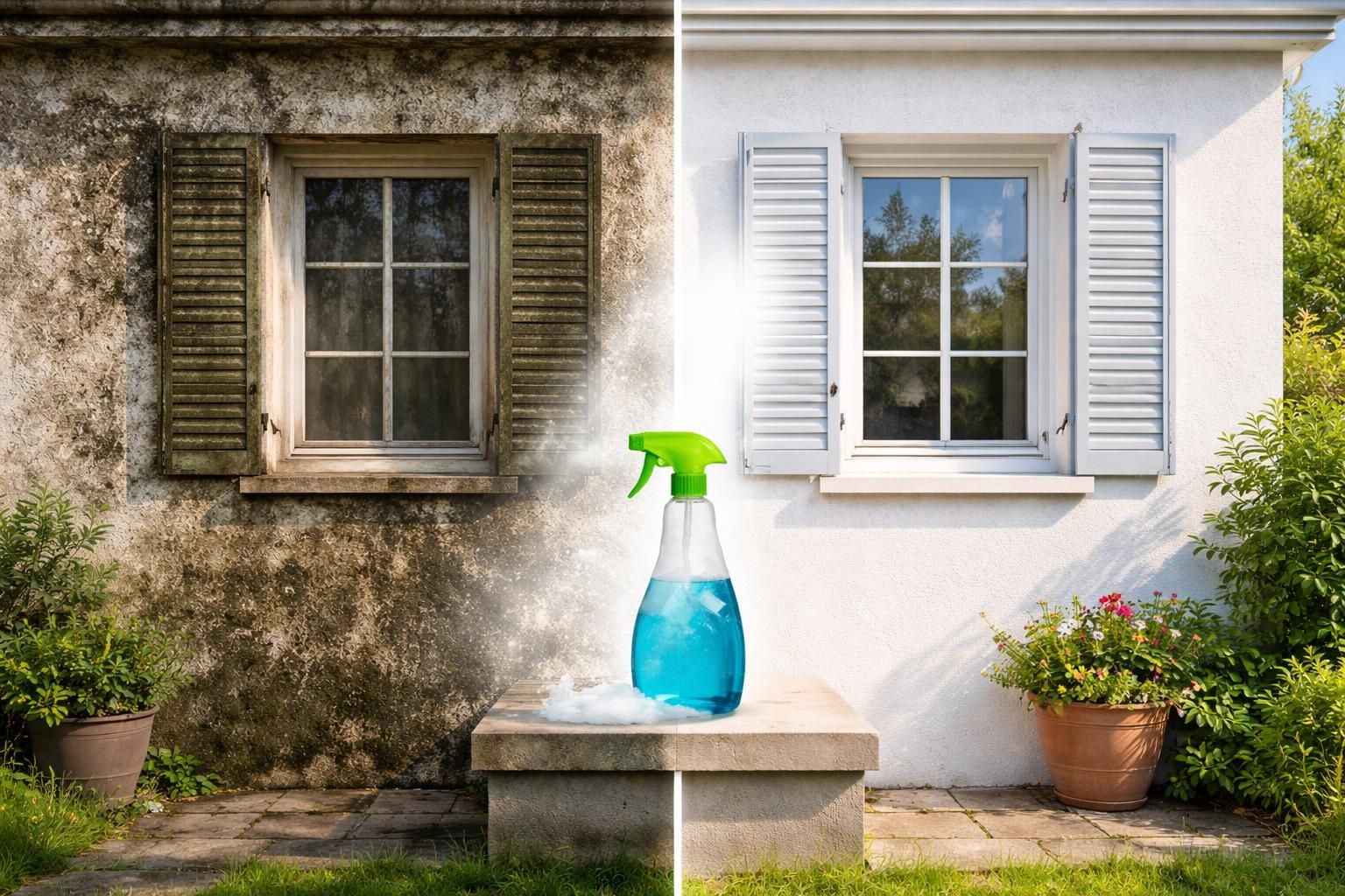 découvrez comment ce produit miracle pour nettoyer les façades peut métamorphoser l'apparence de votre maison en éliminant saletés et taches, pour un extérieur éclatant de propreté.