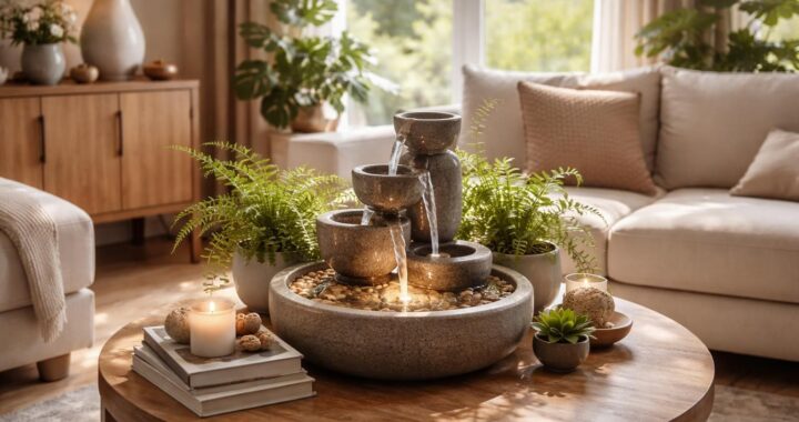 découvrez comment les petites fontaines d'intérieur peuvent métamorphoser l'ambiance de votre salon en apportant sérénité et élégance à votre espace de vie.