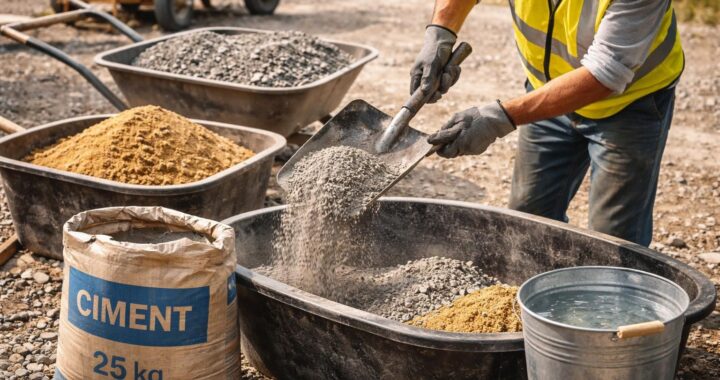 découvrez comment doser correctement le béton à la pelle avec un sac de 25 kg. guide complet pour bien débuter vos travaux de maçonnerie en toute simplicité.