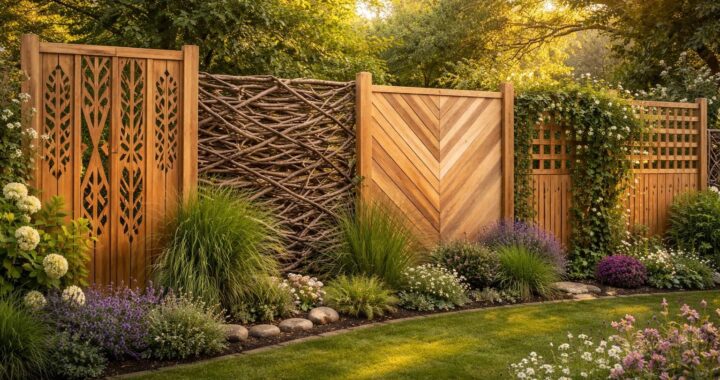 découvrez des idées créatives pour une clôture de bois unique et esthétique, parfaite pour sublimer votre jardin avec style et originalité.