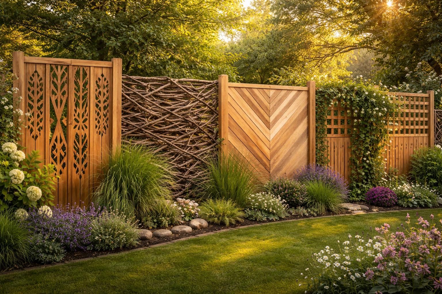 découvrez des idées créatives pour une clôture de bois unique et esthétique, parfaite pour sublimer votre jardin avec style et originalité.
