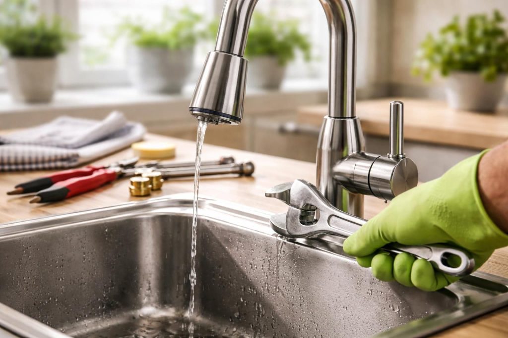 découvrez notre guide complet pour réparer un robinet de cuisine qui fuit et assurer une réparation durable, facile à suivre même sans être un expert.