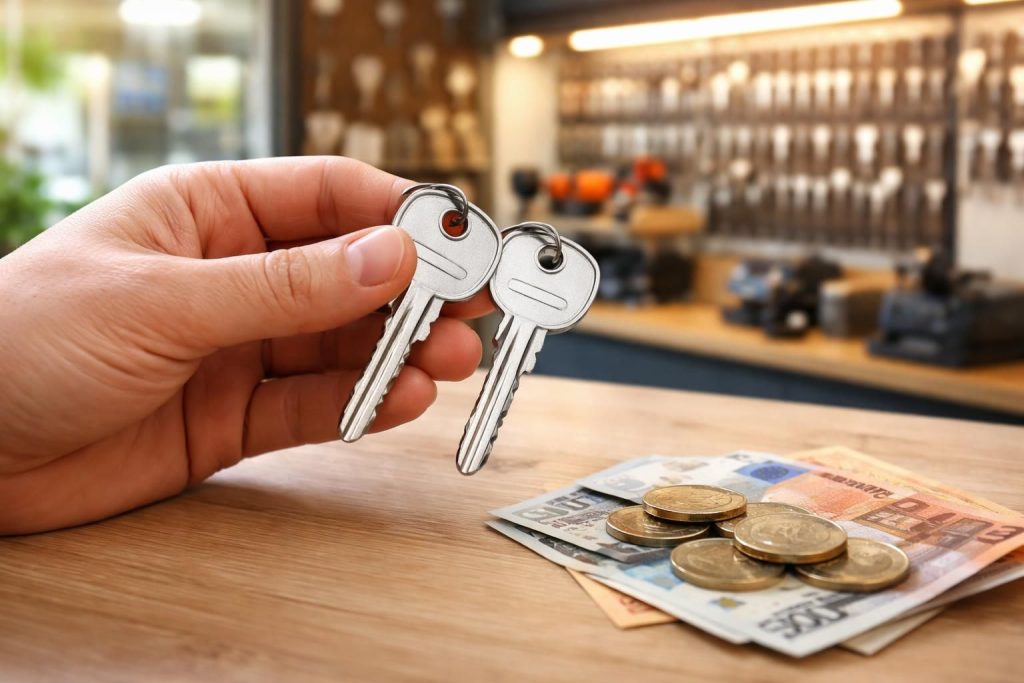 découvrez combien coûte un double de clé et où trouver les meilleurs prix pour un service rapide et fiable. conseils pour économiser et choisir le bon serrurier.
