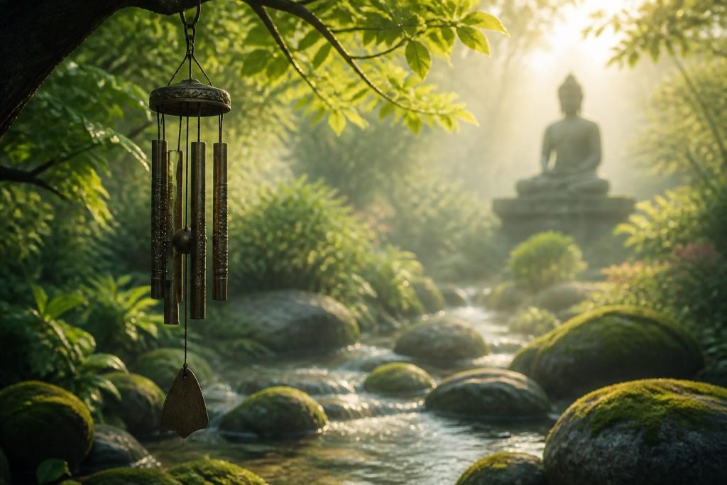 découvrez comment le carillon à vent tibétain apporte une atmosphère apaisante et harmonieuse à votre environnement grâce à ses sons délicats et relaxants.