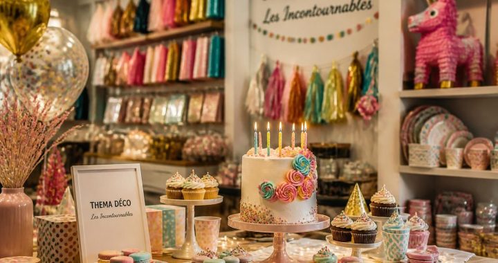 découvrez les incontournables de thema déco, votre boutique spécialisée en décoration d'anniversaire et de gâteau pour rendre chaque événement inoubliable et festif.