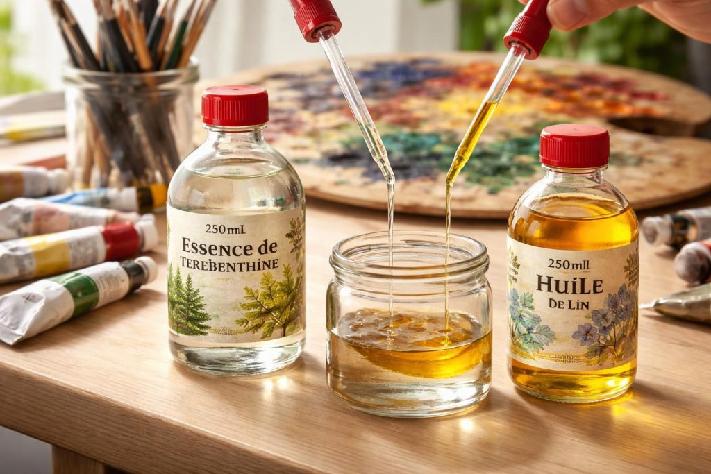 découvrez comment doser parfaitement l'essence de térébenthine et l'huile de lin pour optimiser vos projets artistiques et obtenir des résultats harmonieux.